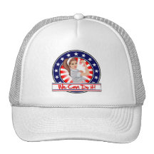 We Can Do It Modern Patriotic Rosie The Riveter Hat