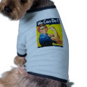 We Can Do It! Rosie the Riveter pet clothing
