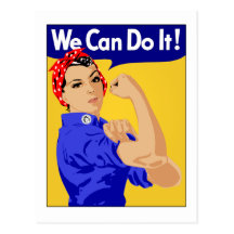 We Can Do It - Rosie the Riveter Post Cards