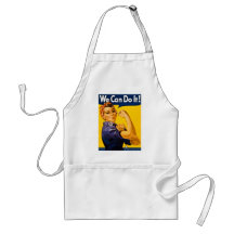 We Can Do It! Rosie the Riveter Vintage WW2 Aprons