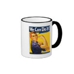 We Can Do It! Rosie the Riveter Vintage WW2 Mugs