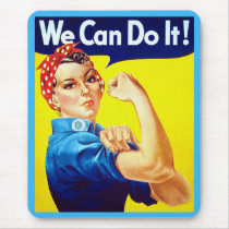We Can Do It! ~ Vintage Mouse Mat