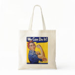 We Can Do It  - Vintage Poster Image Canvas Bags