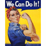 We Can Do It - Vintage Poster Image Canvas Bags We Can Do It - Vintage Poster Image Canvas Bags