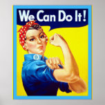 We Can Do It! ~ Vintage World War 2 Poster