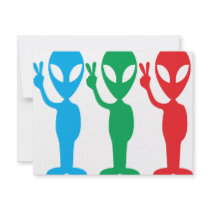 We come in peace