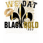 We dat/love/kiss/Black gold hearts/Fleur de Lis t-shirts