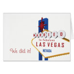 We did it! MARRIED in Las Vegas Card