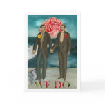 WE DO Gay Men Wedding Anniversary Love Card