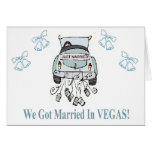 We Got Married in VEGAS!  Announcement Cards
