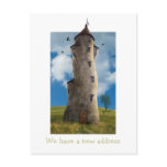 We have a new address - Postcard invitation