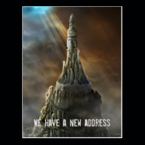 We have a new address - Postcard invitation postcards