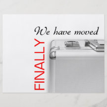 We have moved flyer design