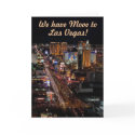 We have Moved to , Las Vegas! Announcement Cards