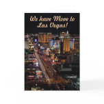 We have Moved to , Las Vegas! Announcement Cards