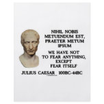 We Have Not To Fear Anything, Except Fear Itself Flyer Design