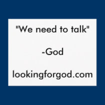 We have to talk postcards
