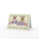 We Have Twins Card