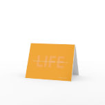 We Make A Life - Note Card