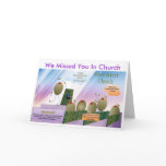 We Missed You In Church Card
