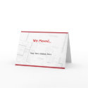 We Moved, moving announcement cards