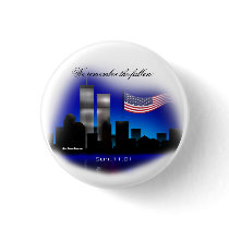 We Remember the Fallen Sept. 11 Memorial Button