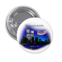 We Remember the Fallen Sept. 11 Memorial Button