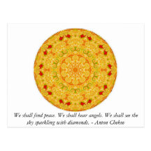 We shall find peace. We shall hear angels......... Post Card