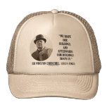 We Shape Our Buildings (Winston Churchill Quote) Hats