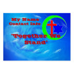 "We Stand" Business Card Templates