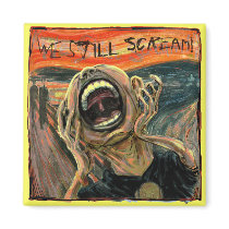 We Still Scream Squared Fridge Magnets