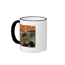 We Still Scream Squared Coffee Mugs