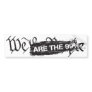 We The People Are The 99 Percent Bumper Sticker