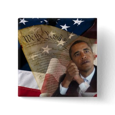 We the People...Barack Obama & the Constitution Pinback Buttons by beverlytazangel