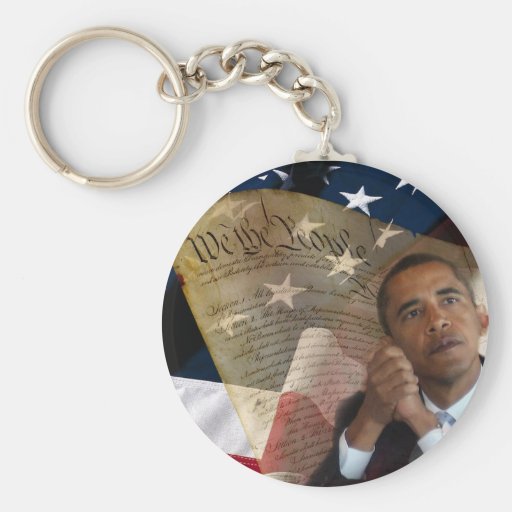 We the People...Barack Obama & the Constitution Keychains