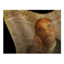 We the People...Barack Obama & the Constitution Post Card