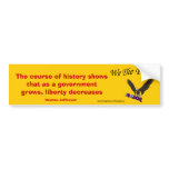 We The People Big Government USA Bumper Sticker bumper stickers