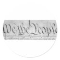 We The People Black n White stickers