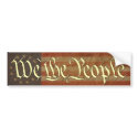 We the People bumper stickers
