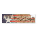 We the People bumper stickers