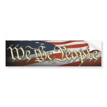 We The People Bumper Sticker