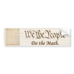 We the People - Bumper Sticker #2 bumper stickers