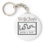 We the People... Join or Die keychains