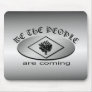 We the People Metallic Shield Logo with Torch Mouse Pads
