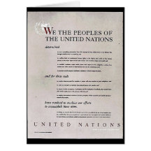 We The Peoples Of The United Nations Cards