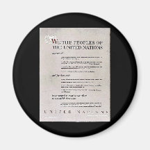 We The Peoples Of The United Nations Refrigerator Magnets