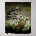 We the Sheeple Poster posters