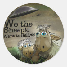 We the Sheeple Sticker