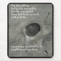 We the willing mouse pads