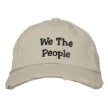 We ThePeople  Distressed Chino Twill Cap embroidered hats